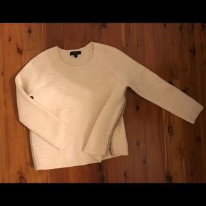 J.crew crop side zip sweater